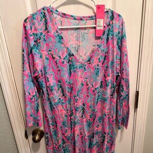 Lilly Pulitzer NWT Tessa dress style 012527 in Seaweed Samba size L
